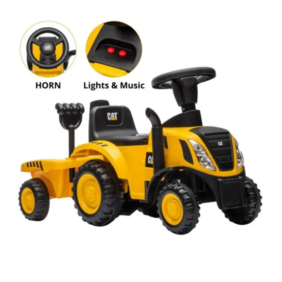 Puck loopauto tractor + aanhanger CAT