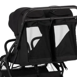 Puck tweeling compact buggy Nicky zwart