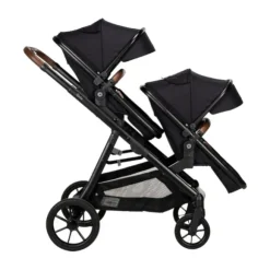Qute Duo Kinderwagen Q-Twin Jeans Zwart