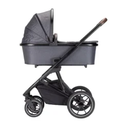 Qute Q-Rider Kinderwagen Zwart Frame/Steelblue