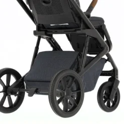 Qute Q-Rider Plus Kinderwagen - Denim Blue | Kidsriver Curve Autostoel - Black