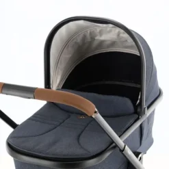Qute Q-Rider Plus Kinderwagen - Denim Blue | Kidsriver Curve Autostoel - Black
