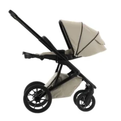 Qute Q-Rider Plus Kinderwagen - Denim Blue | Kidsriver Curve Autostoel - Black