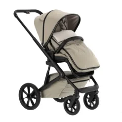 Qute Q-Rider Plus Kinderwagen - Denim Blue | Kidsriver Curve Autostoel - Black
