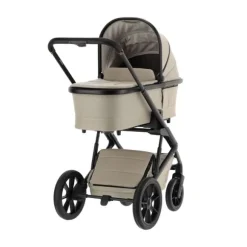 Qute Q-Rider Plus Kinderwagen - Denim Blue | Kidsriver Curve Autostoel - Black