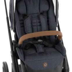 Qute Q-Rider Plus Kinderwagen - Denim Blue | Kidsriver Curve Autostoel - Black