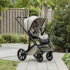 Qute Q-Rider Plus Kinderwagen - Denim Blue | Kidsriver Curve Autostoel - Black