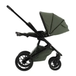 Qute Q-Rider Plus Kinderwagen - Denim Blue | Kidsriver Curve Autostoel - Black