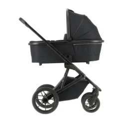 Qute Q-Rider Plus Kinderwagen - Denim Blue | Kidsriver Curve Autostoel - Black