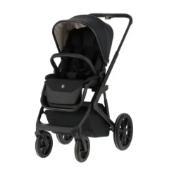 Qute Q-Rider Plus Kinderwagen - Denim Blue | Kidsriver Curve Autostoel - Black