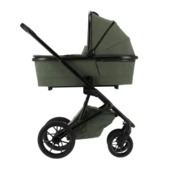 Qute Q-Rider Plus Kinderwagen - Denim Blue | Kidsriver Curve Autostoel - Black