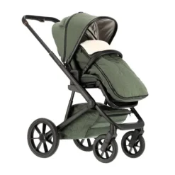 Qute Q-Rider Plus Kinderwagen - Denim Blue | Kidsriver Curve Autostoel - Black