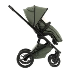 Qute Q-Rider Plus Kinderwagen - Denim Blue | Kidsriver Curve Autostoel - Black