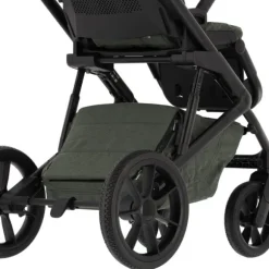 Qute Q-Rider Plus Kinderwagen - Denim Blue | Kidsriver Curve Autostoel - Black