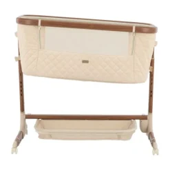 Qute Q-wiggle electric Co-Sleeper cream - white wash