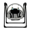 Qute Schommelstoel Q-Swing Softgrey Uil / Zwart Frame