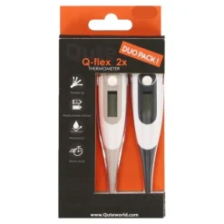 Qute Thermometer Digitaal Q-Flex Duo-Pack
