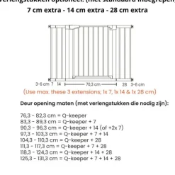 Qute Traphek Q-keeper zwart