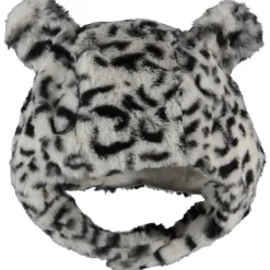 Sarlini Muts Fake Fur Panther Sand 6-12 maanden