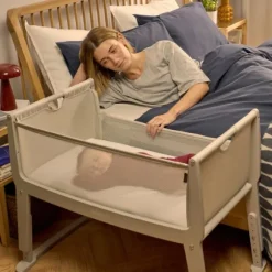 Snuz Bedside Crib SnuzPod Studio London Navy