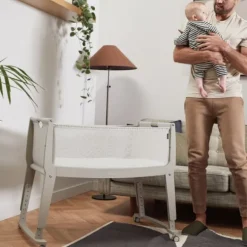 Snuz Bedside Crib SnuzPod Studio London Navy