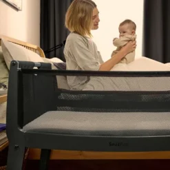 Snuz Bedside Crib SnuzPod Studio London Navy