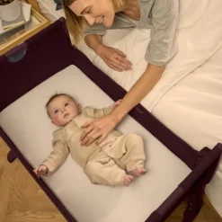 Snuz Bedside Crib SnuzPod Studio London Navy