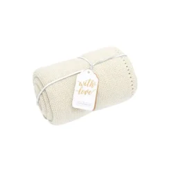 Snuz Deken Organic Knitted Cellular Truffle