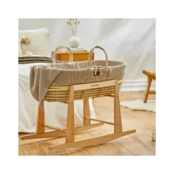 Snuz Deken Organic Knitted Cellular Truffle