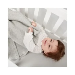 Snuz Deken Organic Knitted Cellular Truffle