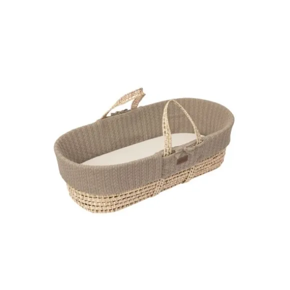 Snuz Moses Mandje En Matras Organic Knitted Terracotta