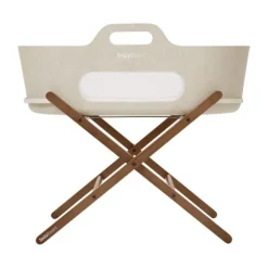 Snuz SnüzBaskit Moses Basket + Stand Set - Light Grey/Natural