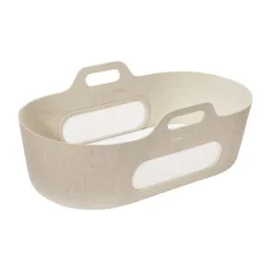 Snuz SnüzBaskit Moses Basket + Stand Set - Light Grey/Natural