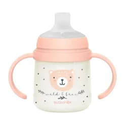 Suavinex Wild & Free Beker Met Handvaten - 150ml - 6Mnd+ - Blauw