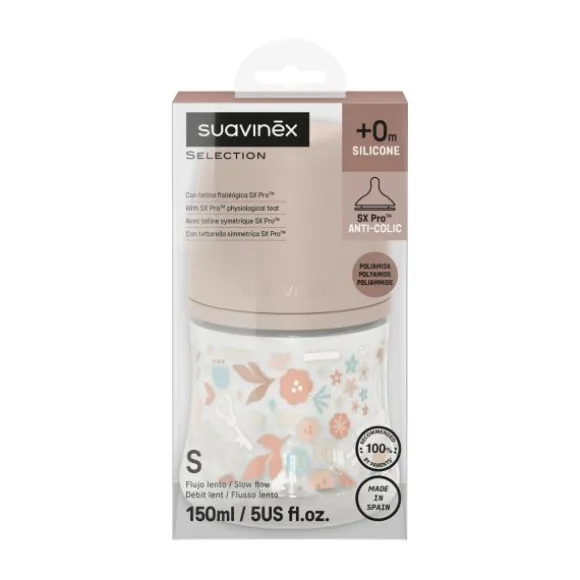 Suavinex Wonderland SX Pro Fles - Slow Flow - 150ml - Blauw
