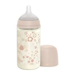 Suavinex Wonderland SX Pro Fles Glas - Slow Flow - 120ml - Roze