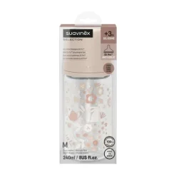 Suavinex Wonderland SX Pro Fles Glas - Slow Flow - 120ml - Roze