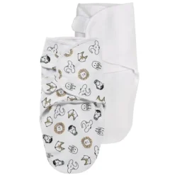 SwaddleMeyco 2-Pack Animal/Uni Wit0-3 Maanden