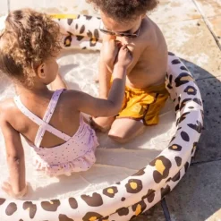 Swim Essentials Exclusive Baby Zwembad Beige Leopard (Ø 100 cm)
