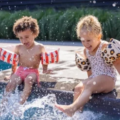 Swim Essentials Exclusive Zwembandjes Rose Gold Leopard (2-6 jaar)
