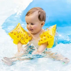 Swim Essentials Exclusive Zwembandjes Yellow Circus (0-2 jaar)