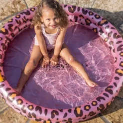 Swim Essentials Exclusive Zwembad Green Leopard 100 cm