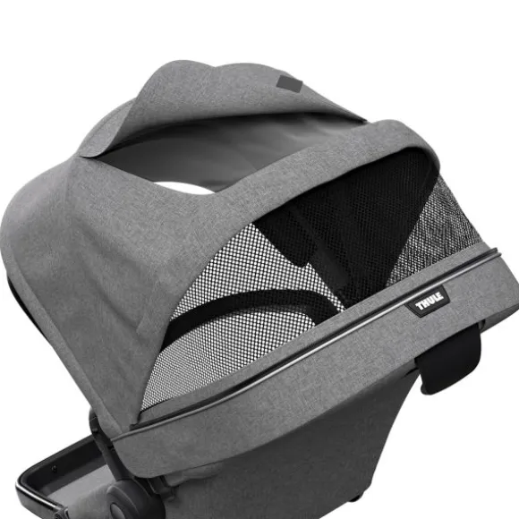 Thule Sleek Sibling Seat Grey Melange On Black