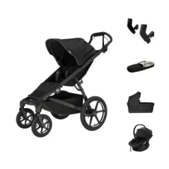 Thule Urban Glide 4 Kinderwagen 3‑in‑1 – Basis Bundel – Beige