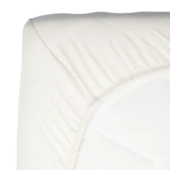 Timboo Hoeslaken Ledikant - 60 x 120 cm - Daisy White