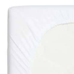 Timboo Hoeslaken Ledikant - 60 x 120 cm - Daisy White