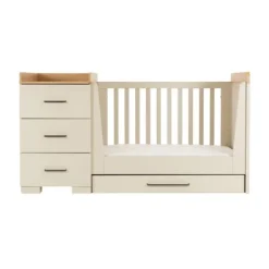 TWF Babykamer Galaxy 3-delig Ledikant 60 x 120 - Commode XL - Hanglegkast