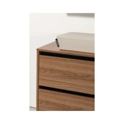 TWF Ledikant 60 x 120 - Commode 3 Laden Denia - Hanglegkast 2 Deuren Denia