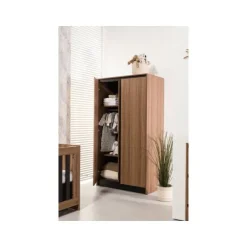 TWF Ledikant 60 x 120 - Commode 3 Laden Denia - Hanglegkast 2 Deuren Denia
