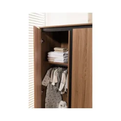 TWF Ledikant 60 x 120 - Commode 3 Laden Denia - Hanglegkast 2 Deuren Denia